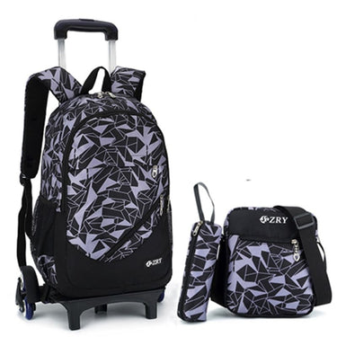mochilas con ruedas niños 8 años gris